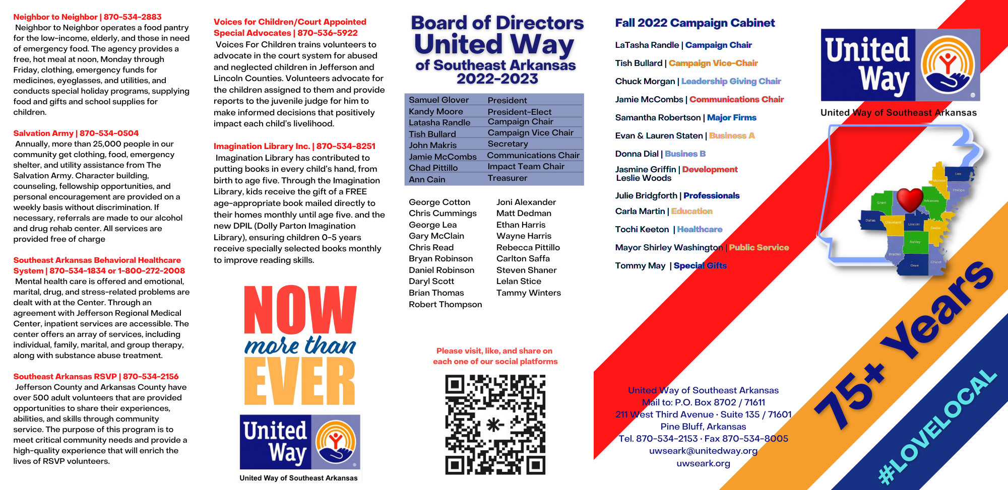 United Way Partner Agency Brochure 2 of 2